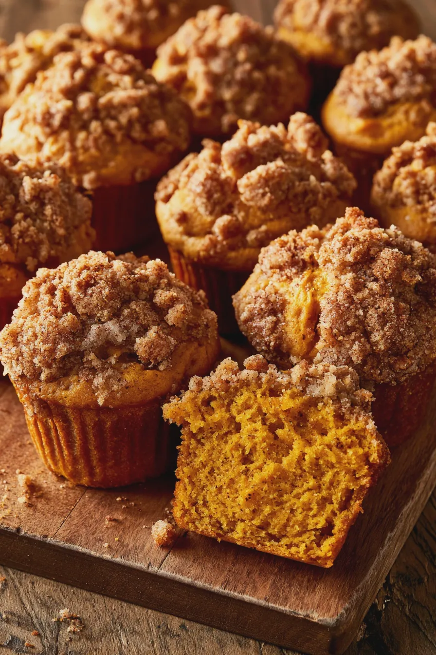 pumpkin streusel muffins