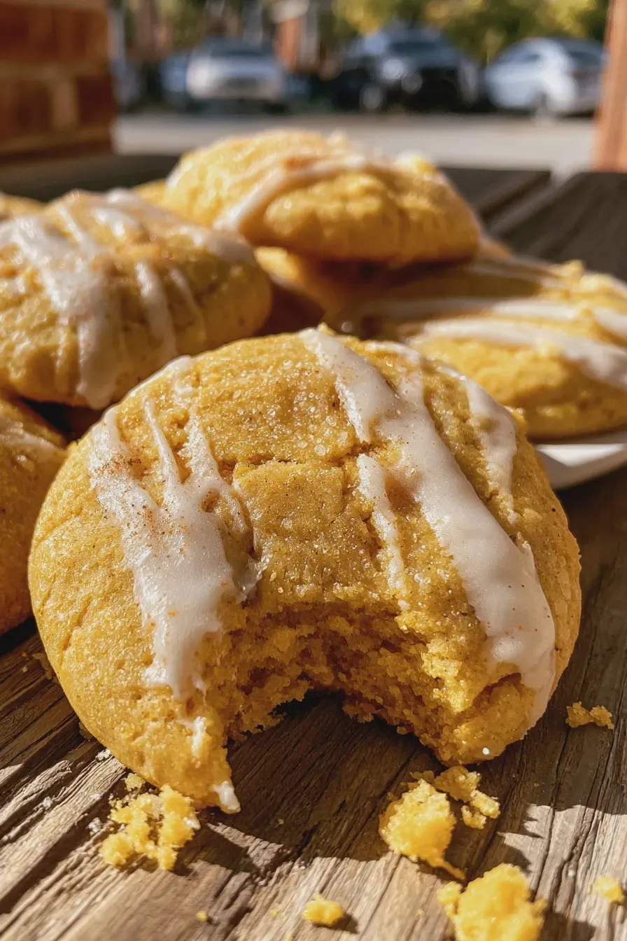 pumpkin sugar cookies