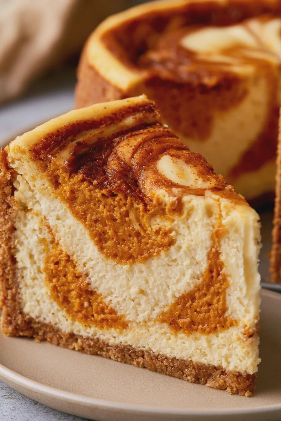 Pumpkin Swirl Cheesecake Recipe Easy and Delicious 4 Pumpkin Swirl Cheesecake