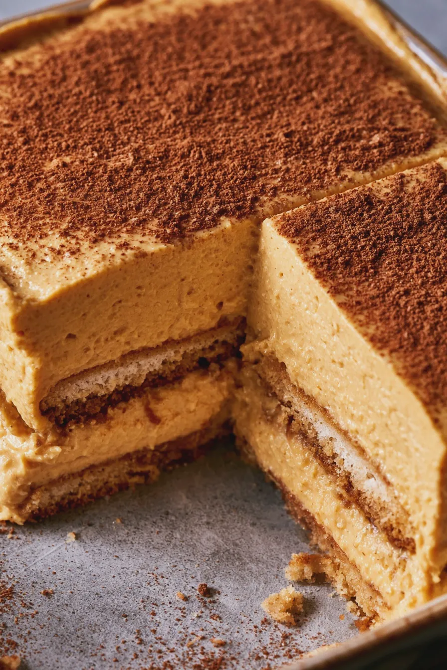pumpkin tiramisu