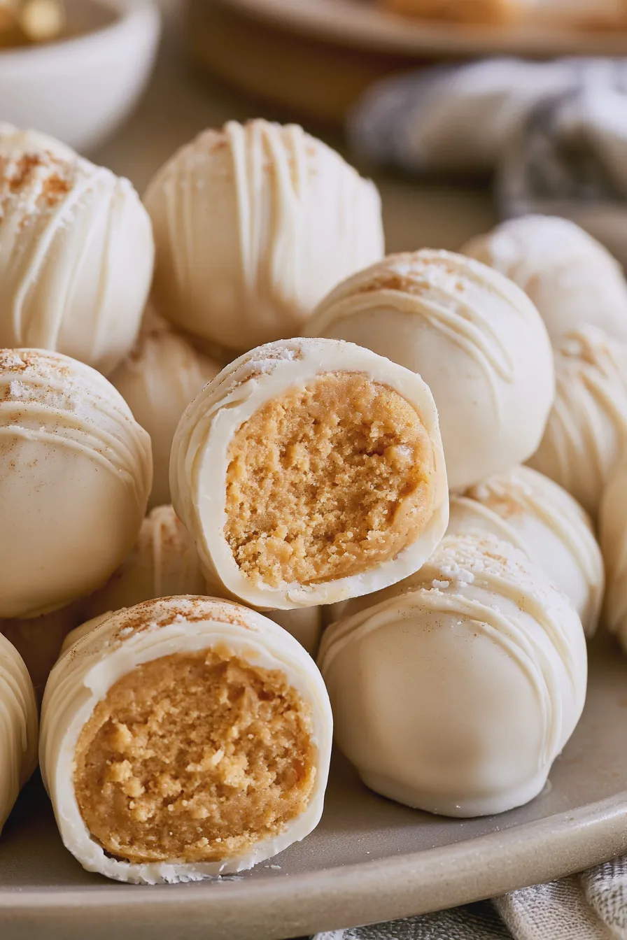 pumpkin truffles Recipe 3 pumpkin truffles