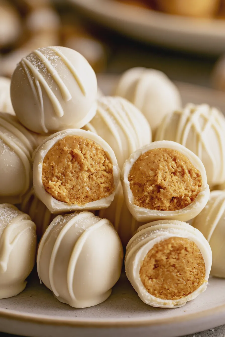 pumpkin truffles Recipe 1 pumpkin truffles