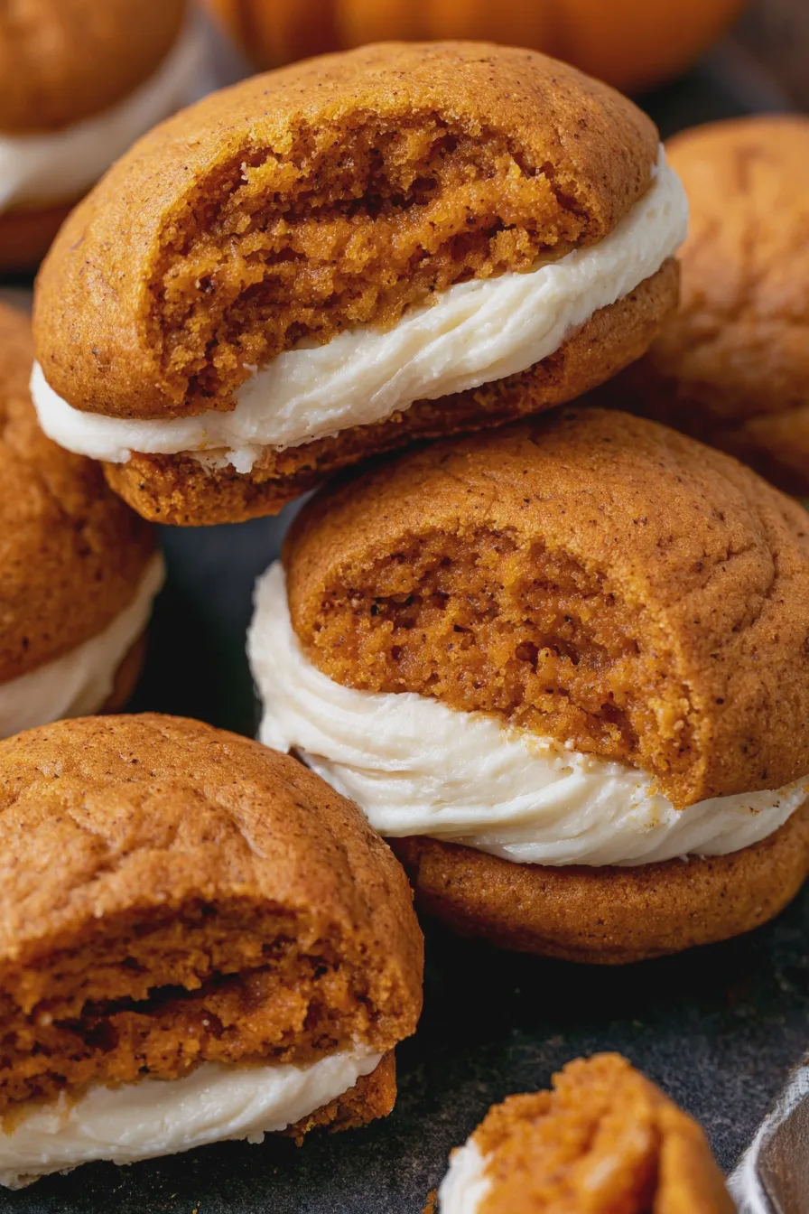 Pumpkin Whoopie Pies Recipe 2 pumpkin whoopie pies