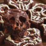 skeleton brownies