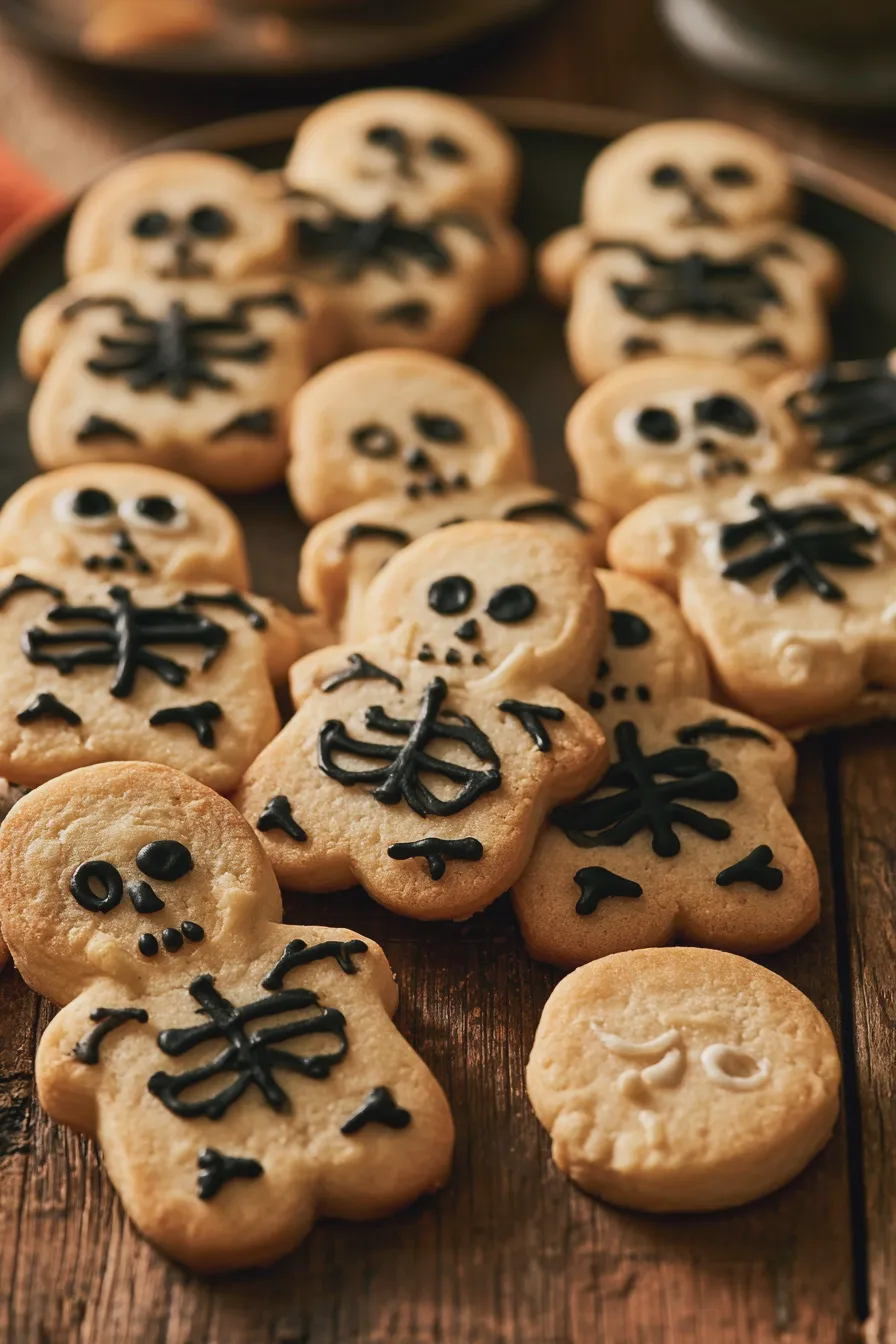 Skeleton Cookies Recipe for Spooky Halloween Fun 2 skeleton cookies