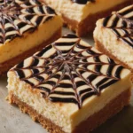 spooky cheesecake bars