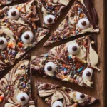 spooky chocolate bark