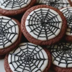 spooky chocolate cookies