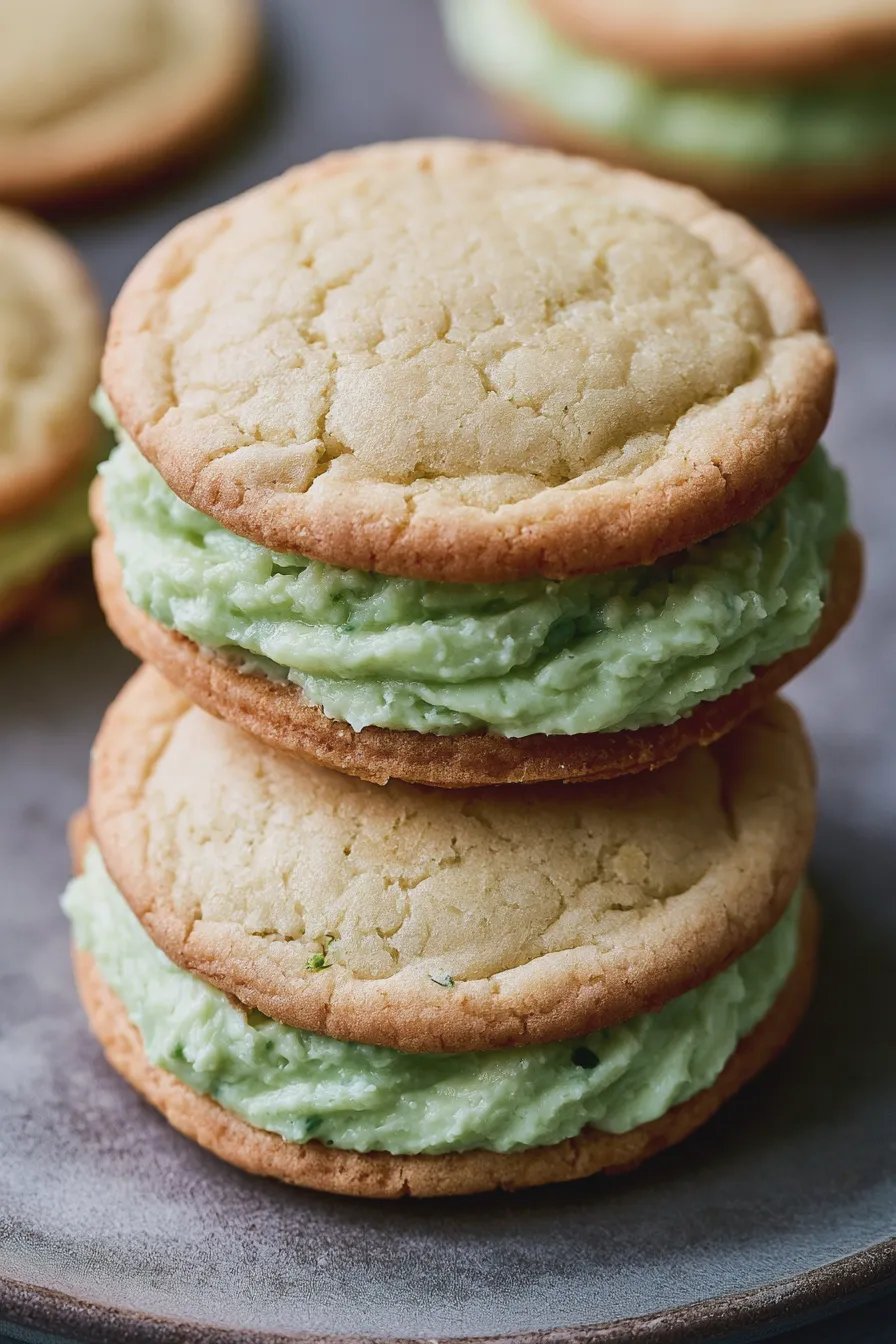 spooky cookie sandwiches