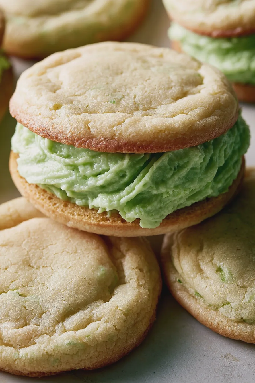 spooky cookie sandwiches
