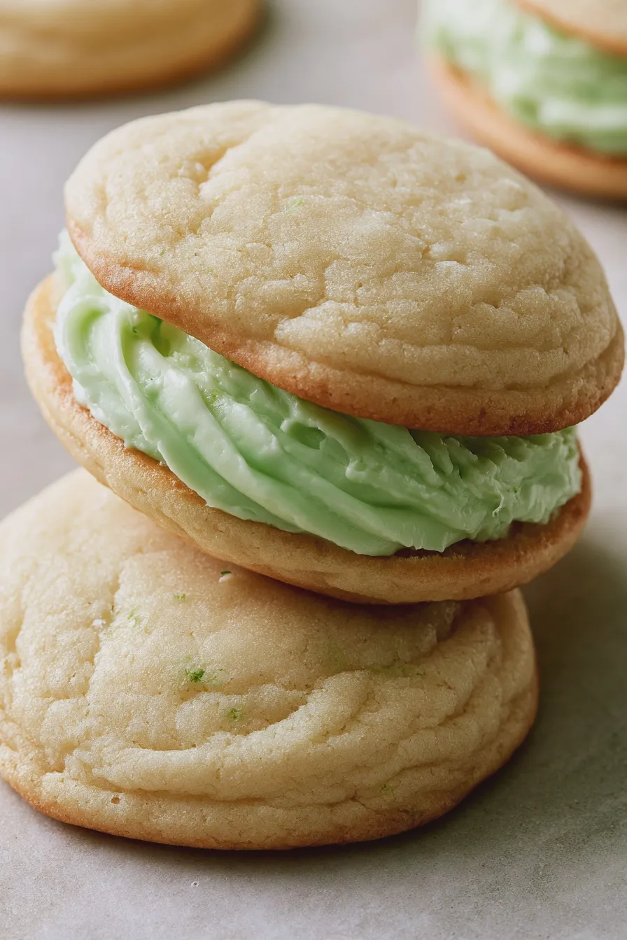 spooky cookie sandwiches