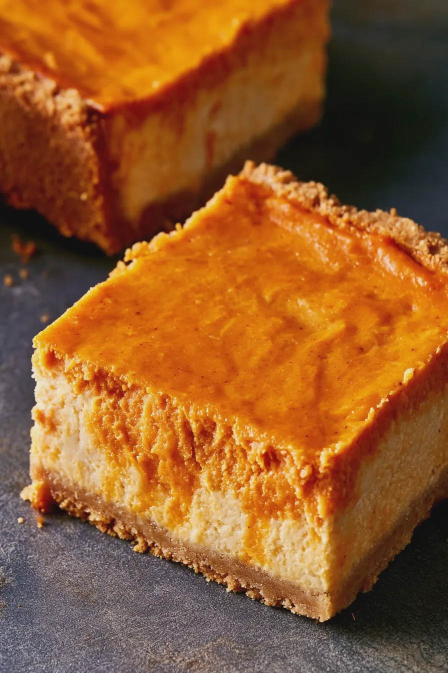 sweet potato cheesecake bars