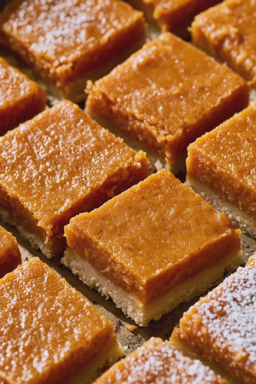 sweet potato pie bars