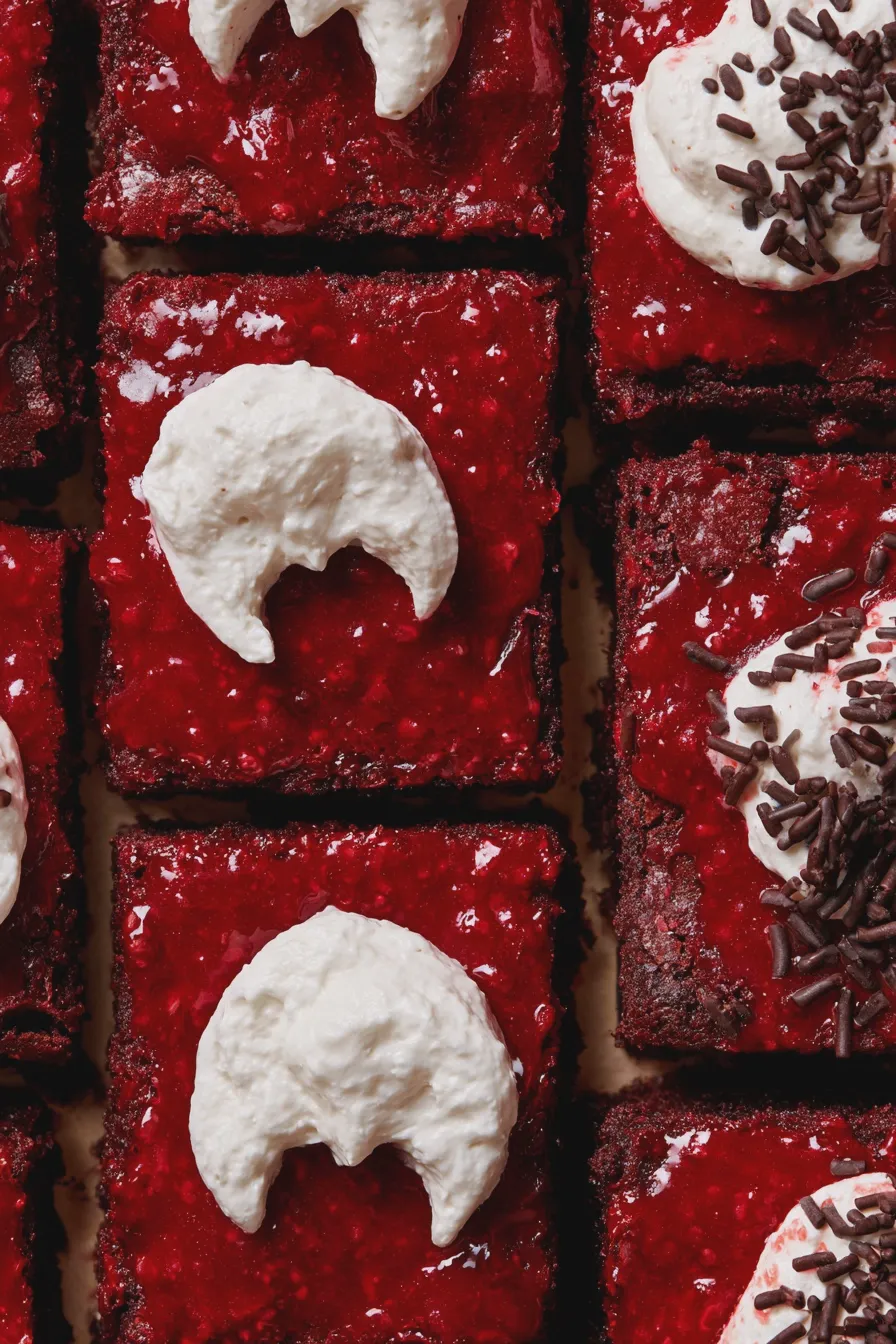 vampire bite brownies