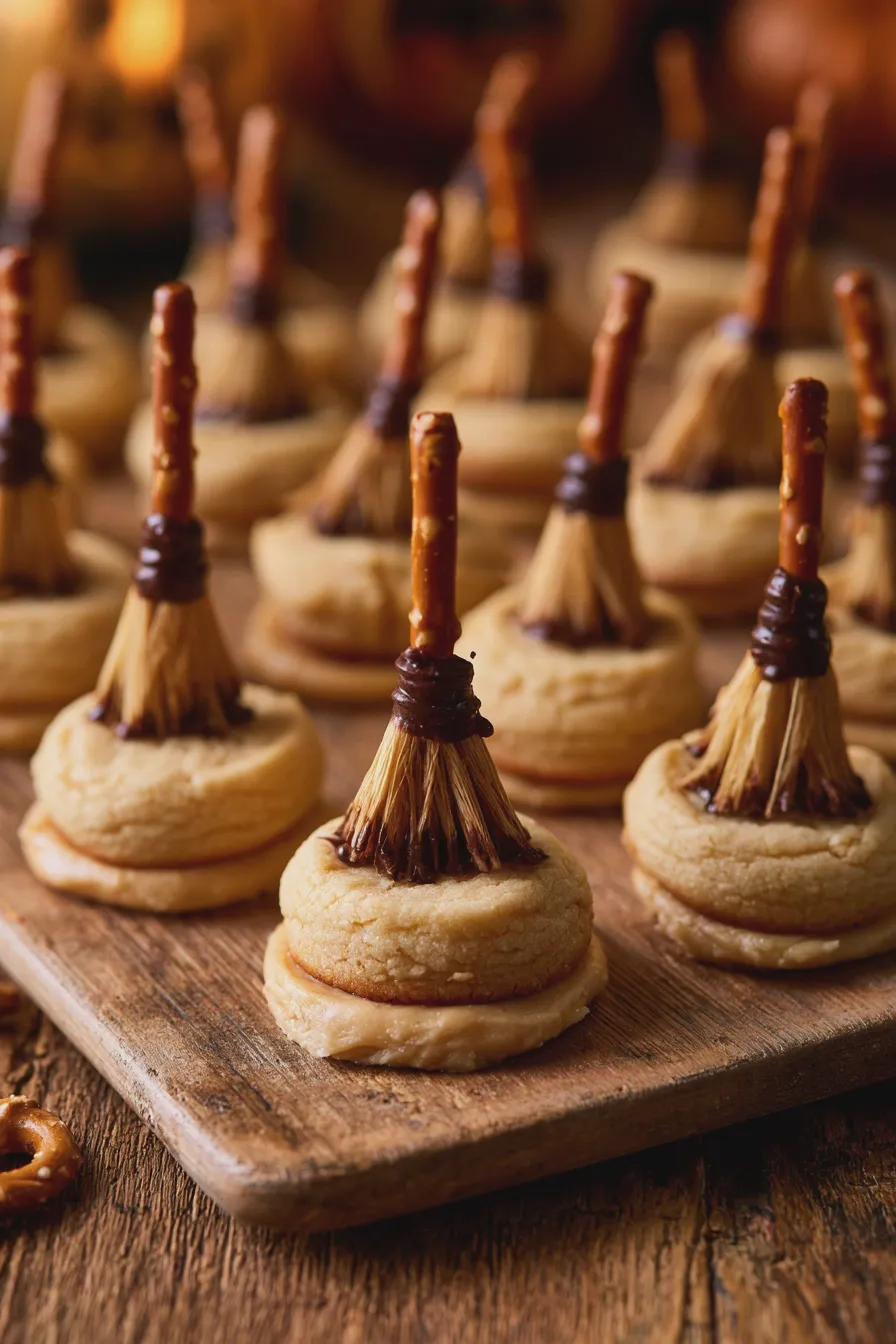 Witch Broom Cookies Recipe Quick and Easy Halloween Treat