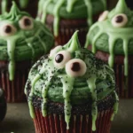 witch cauldron cupcakes