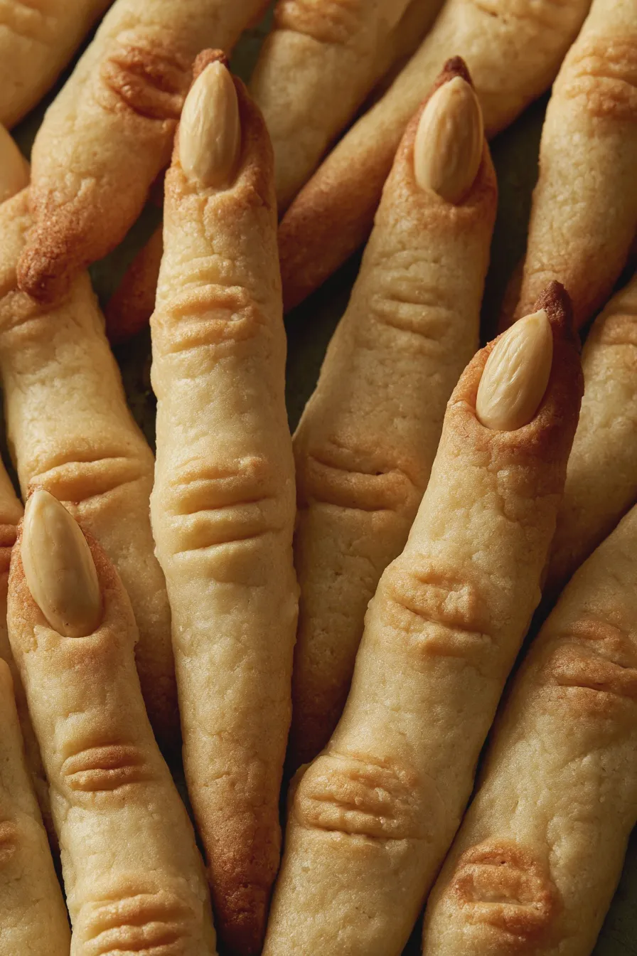 witch finger cookies