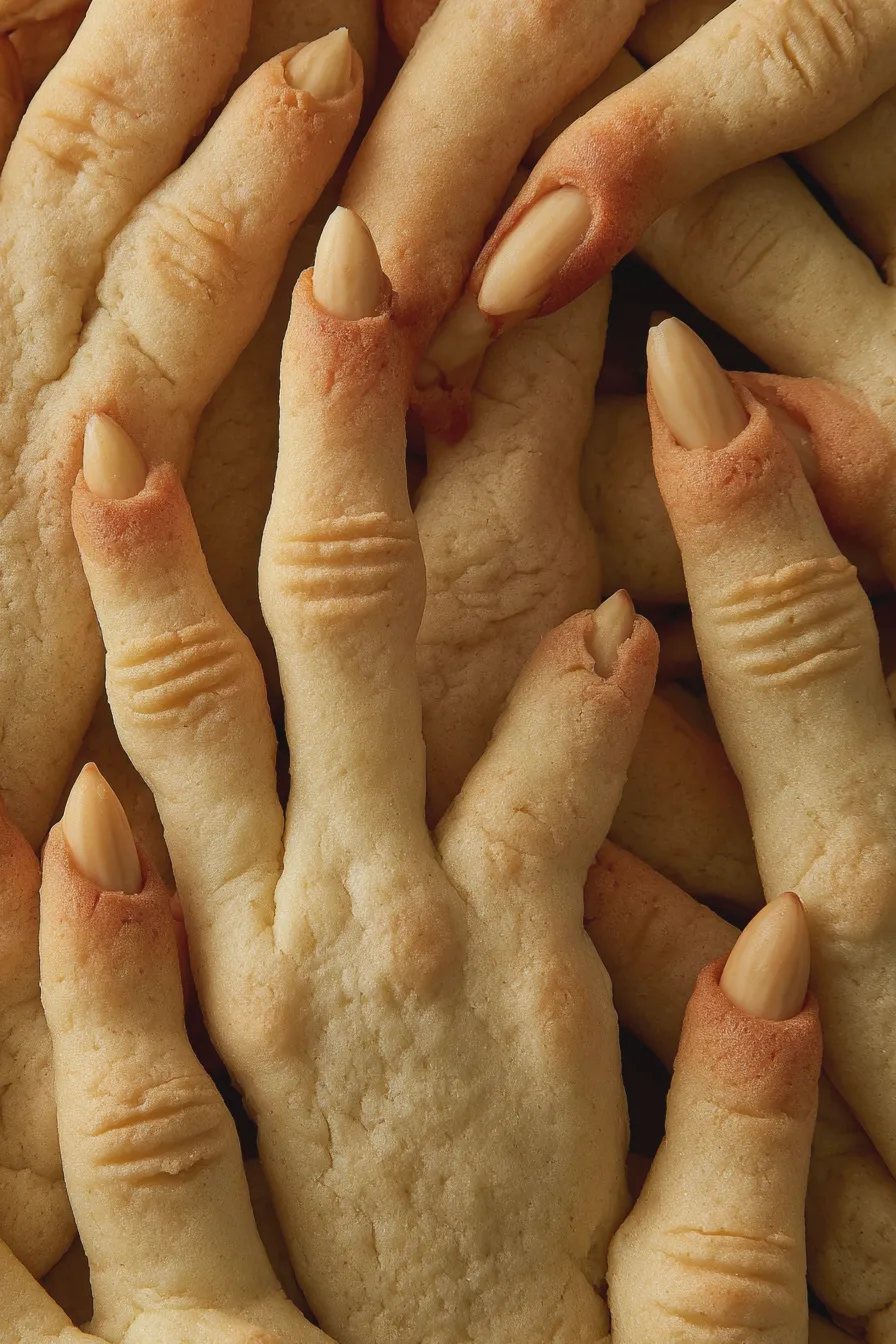 witch finger cookies