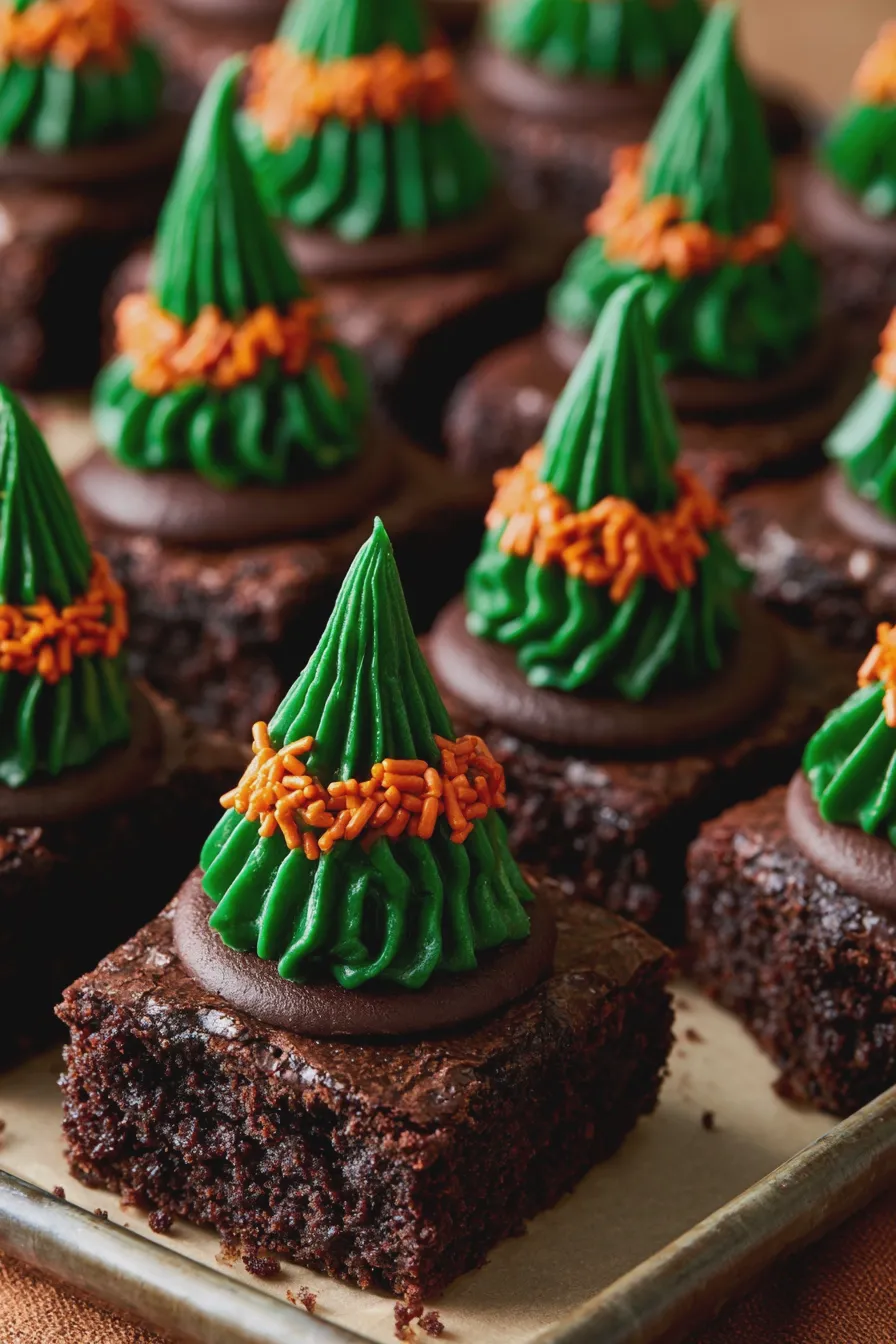 witch hat brownies