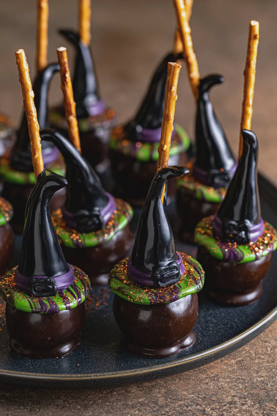 Witch Hat Cake Pops Recipe Easy and Fun 4 witch hat cake pops