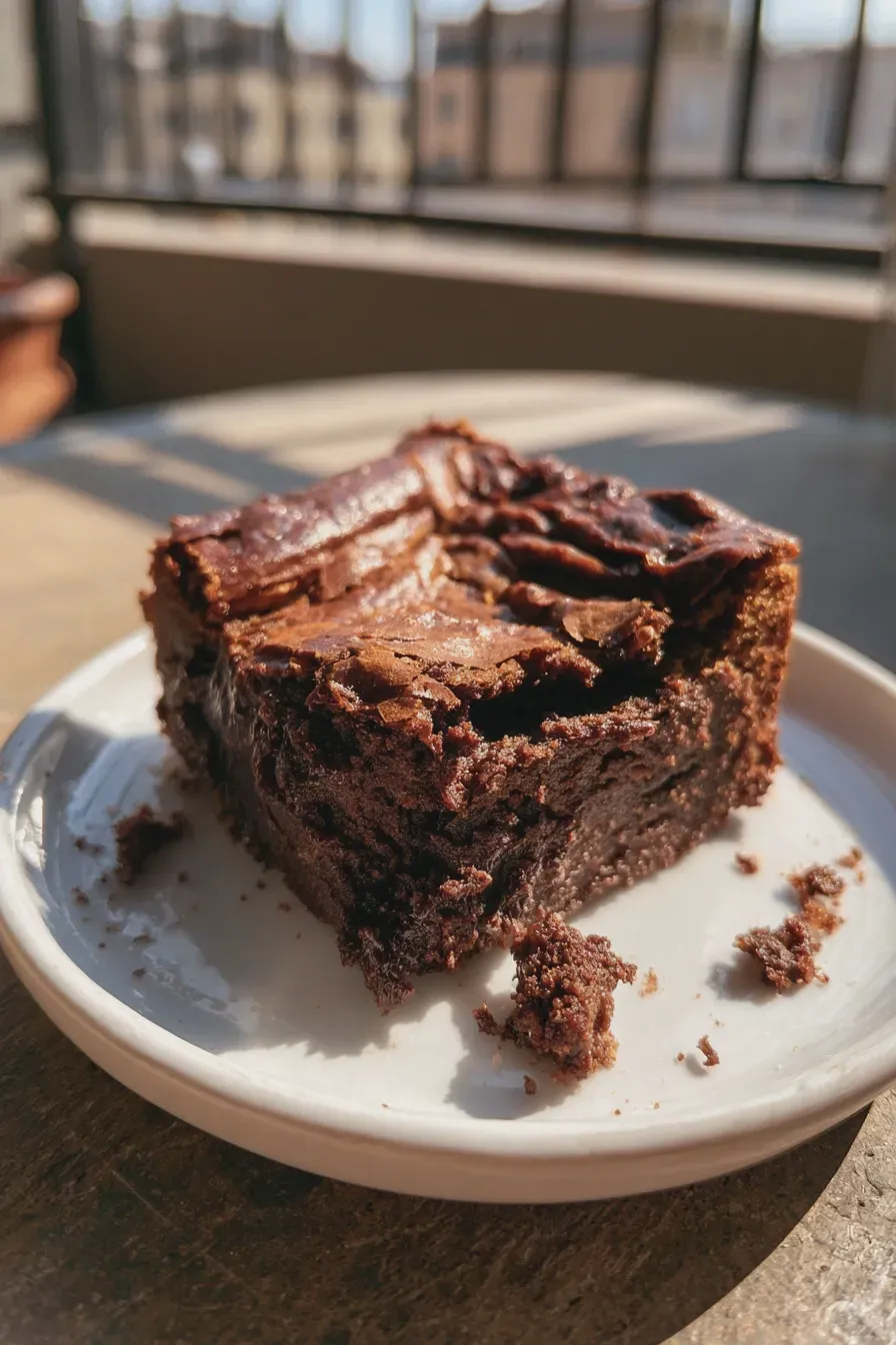 Zero Sugar Greek Yogurt Brownies