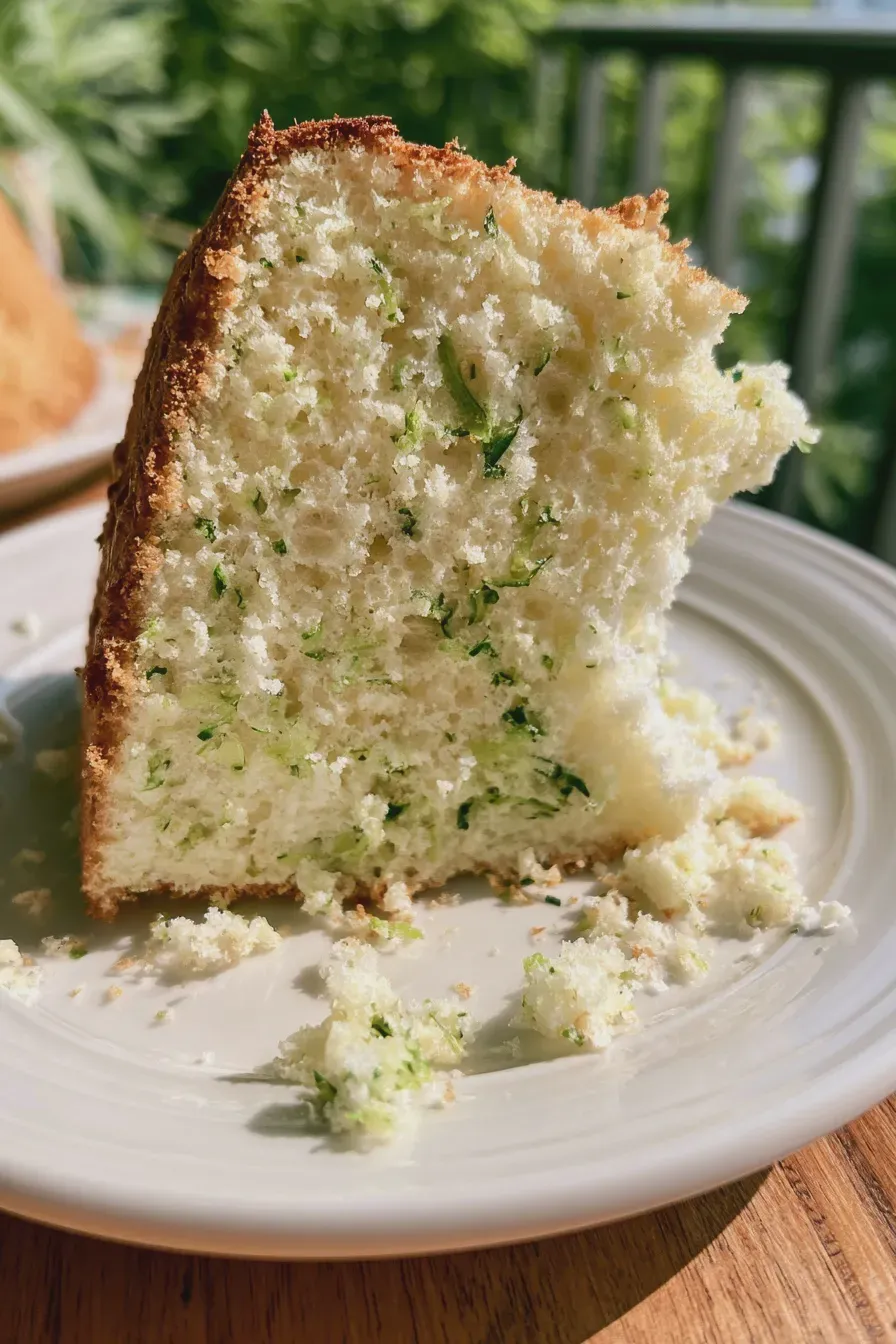 Zucchini Angel Food Cake