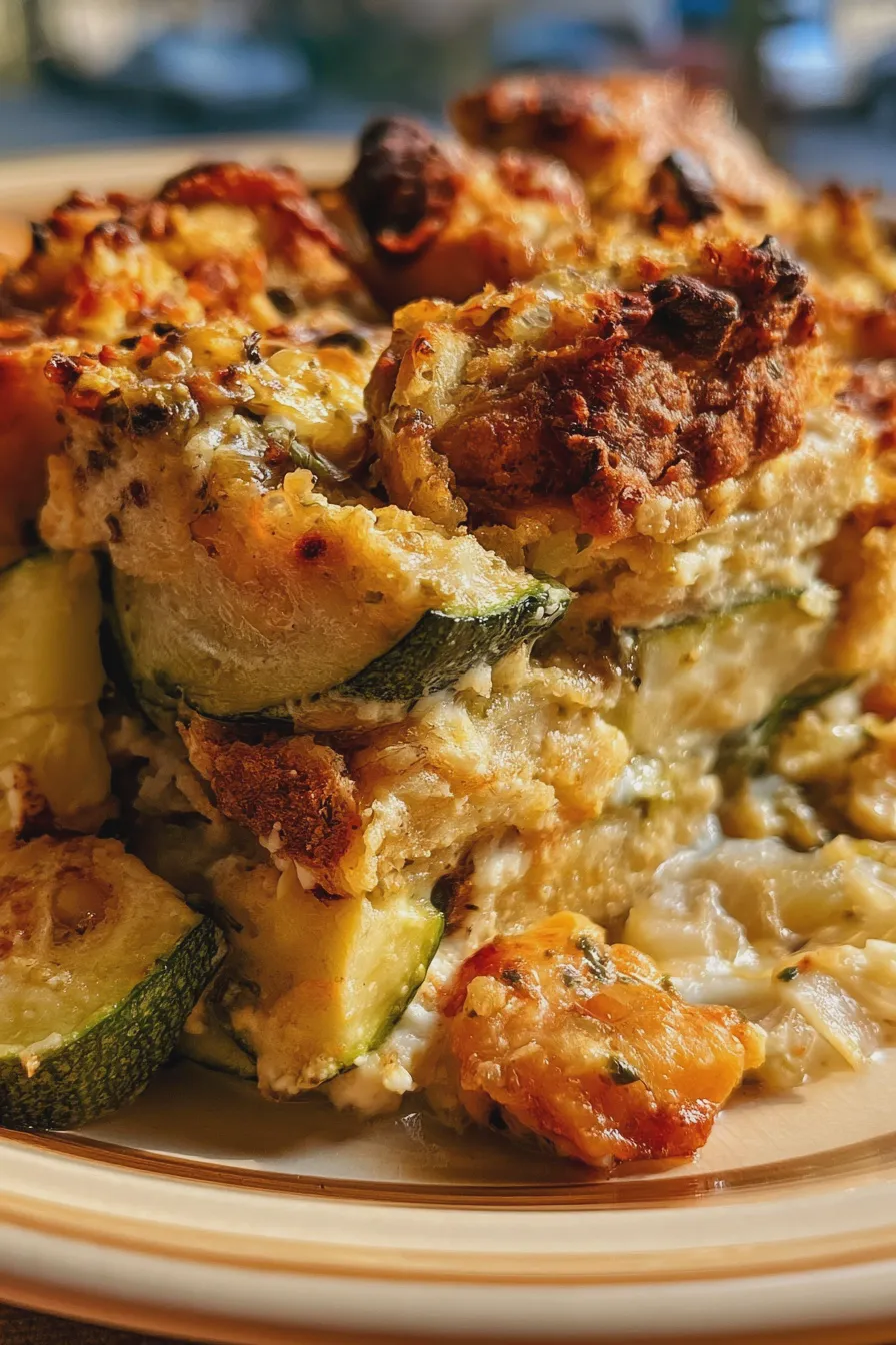 Zucchini Bread Pudding