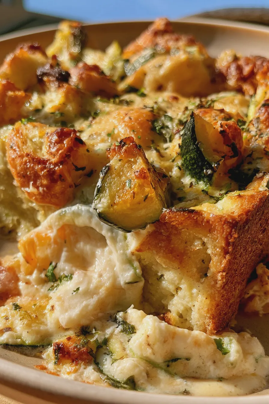 Zucchini Bread Pudding