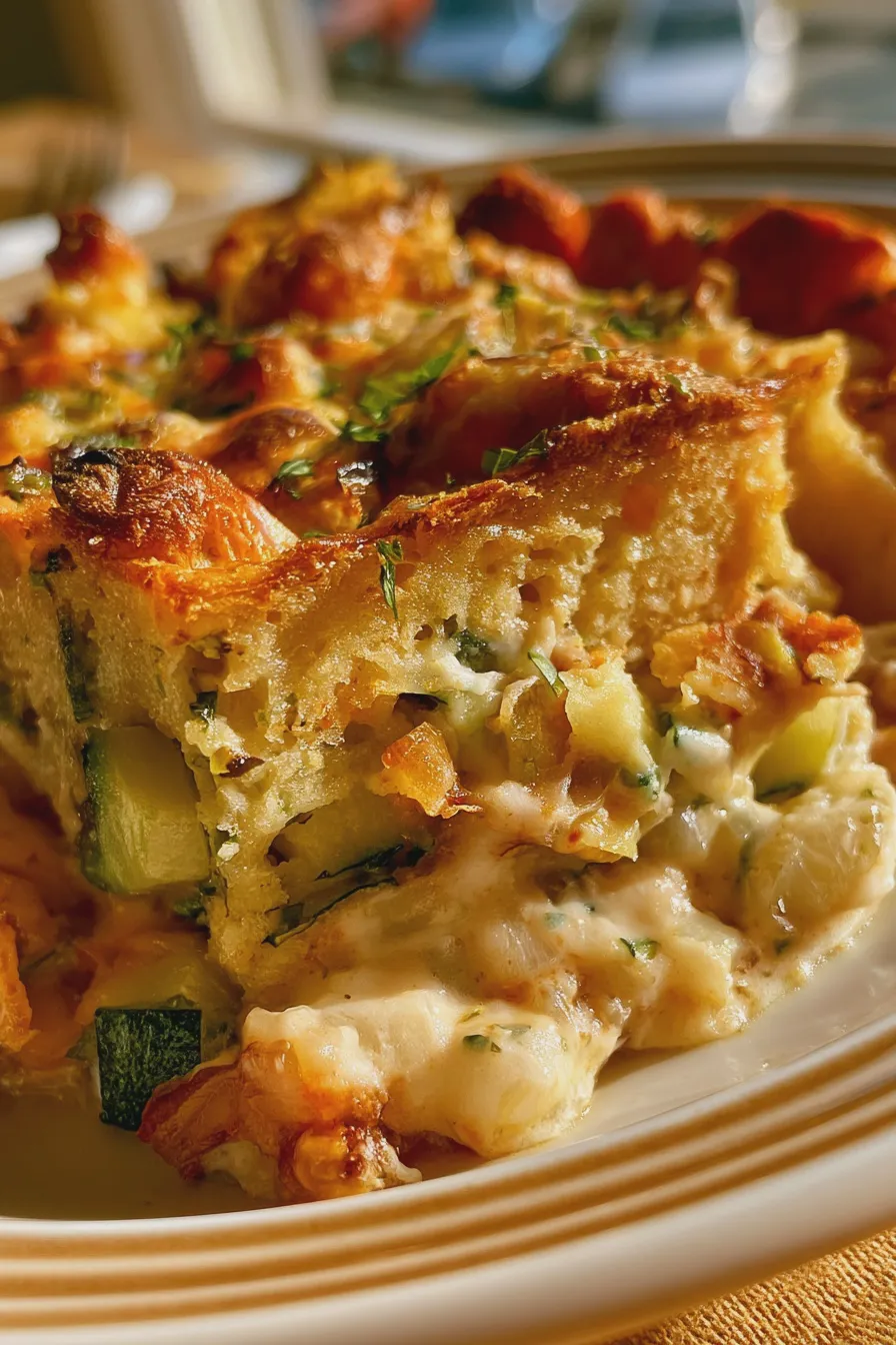 Zucchini Bread Pudding