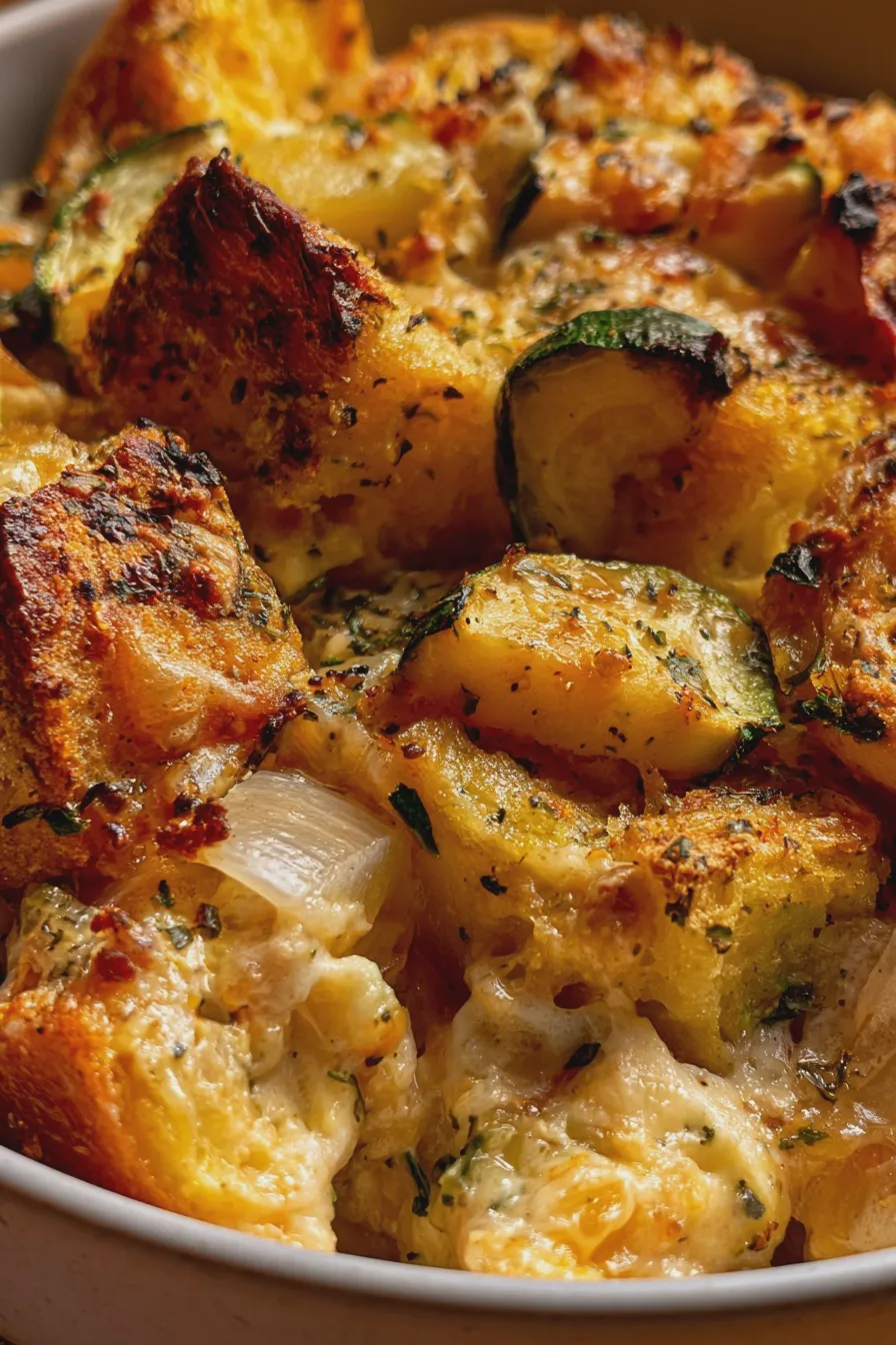 Zucchini Bread Pudding