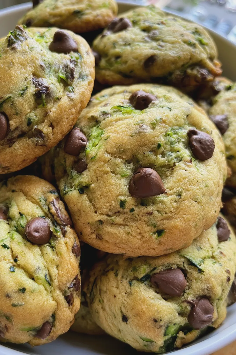 Zucchini Chocolate Chip Cookies Recipe 2 Zucchini Chocolate Chip Cookies