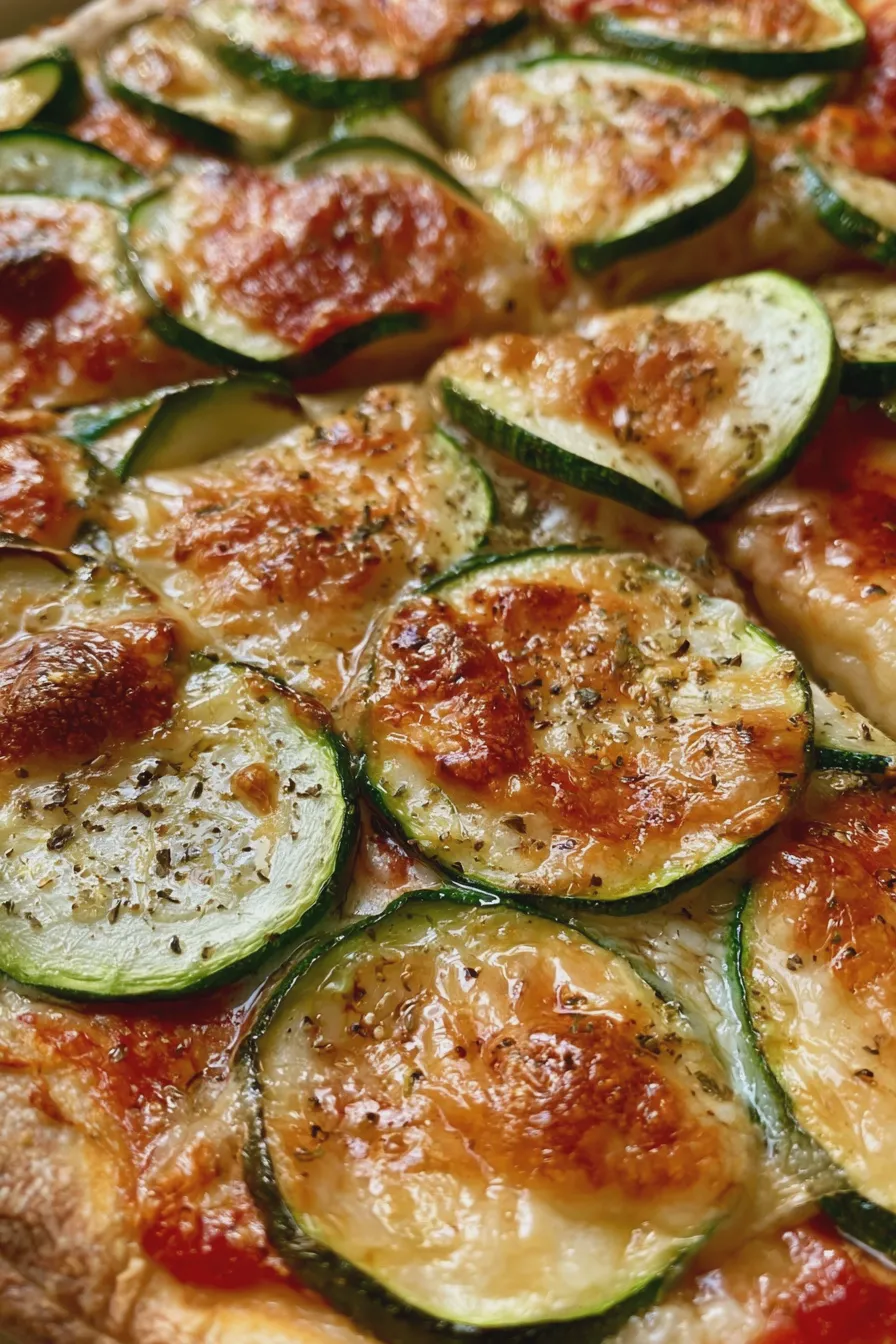 Zucchini Dessert Pizza