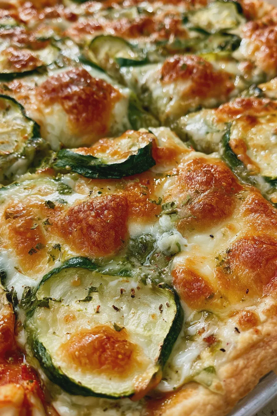 Zucchini Dessert Pizza