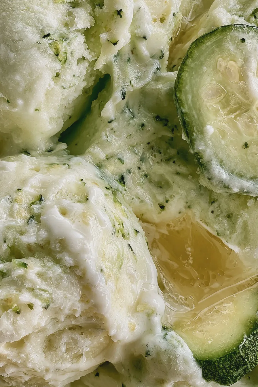 Zucchini Frozen Yogurt Recipe 3 Zucchini Frozen Yogurt