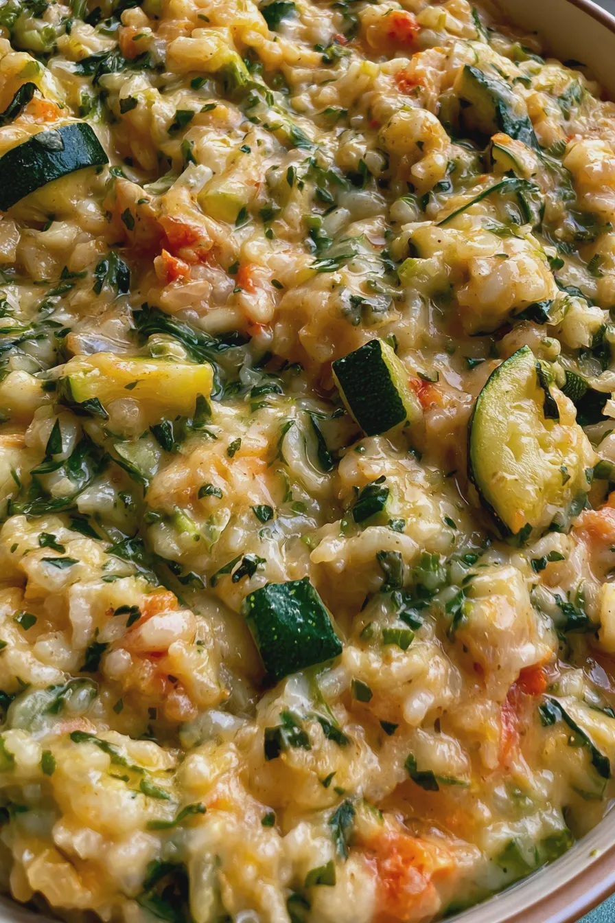 Zucchini Rice Pudding