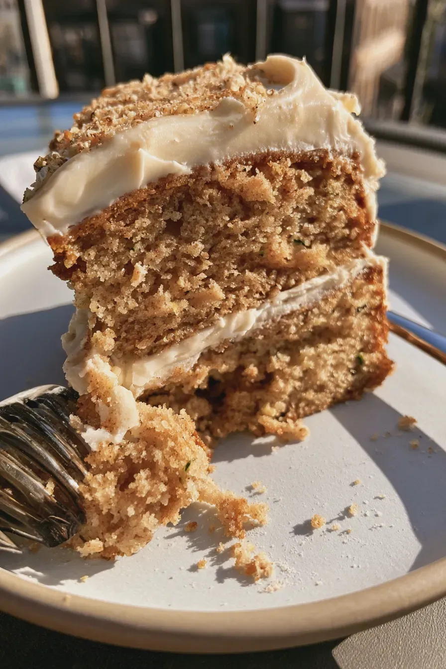 Zucchini Spice Cake with Cream Cheese Frosting