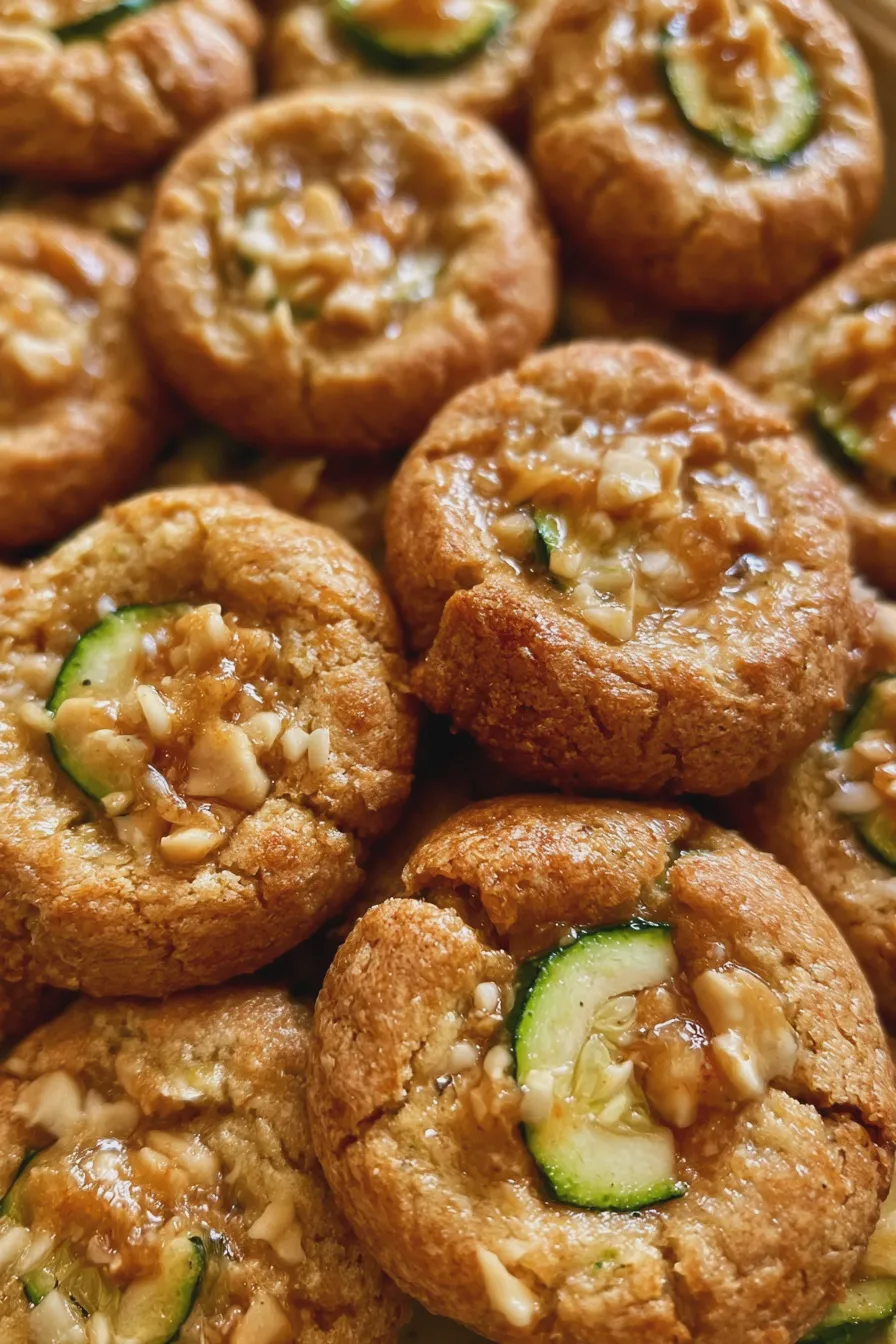 Zucchini Thumbprint Cookies