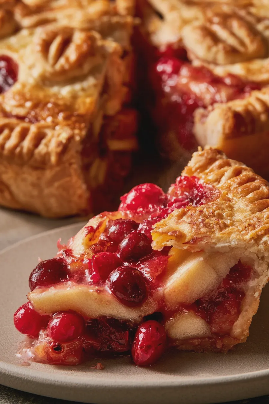 Apple Cranberry Pie Recipe for the Holidays 4 Apple Cranberry Pie