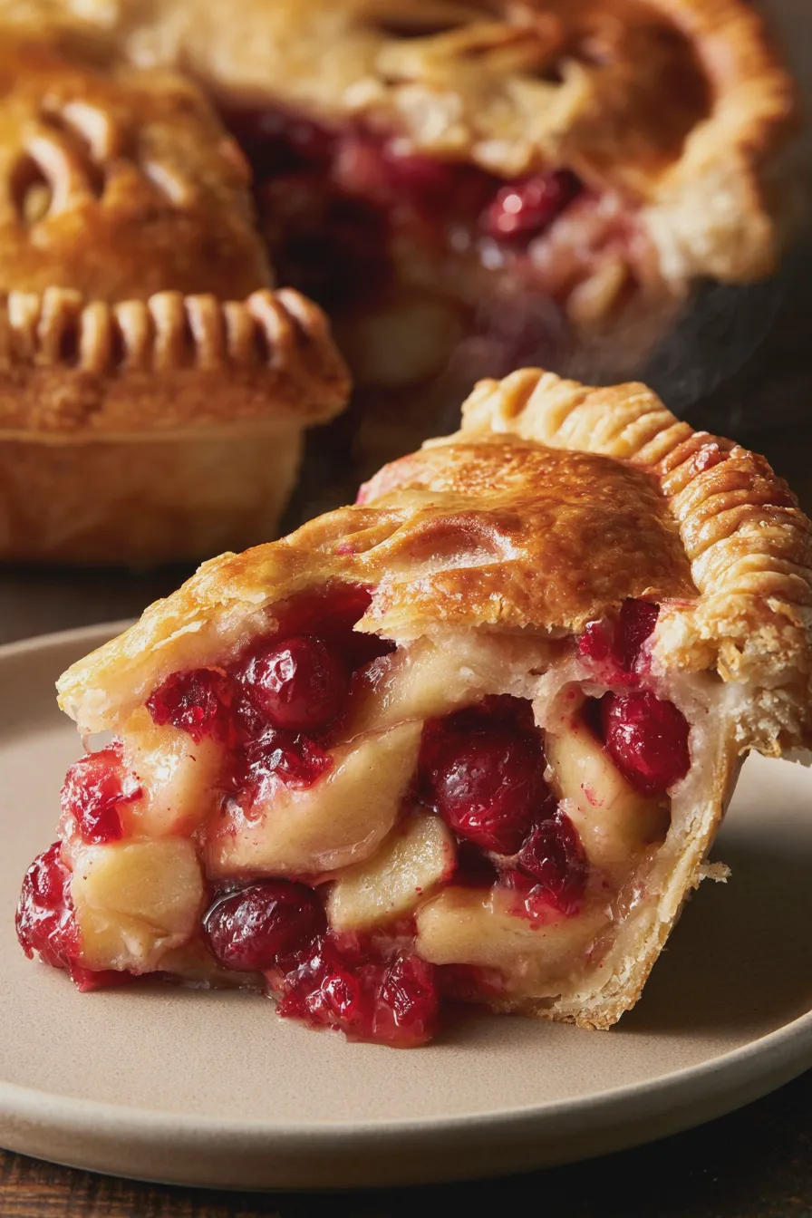 Apple Cranberry Pie Recipe for the Holidays 1 Apple Cranberry Pie