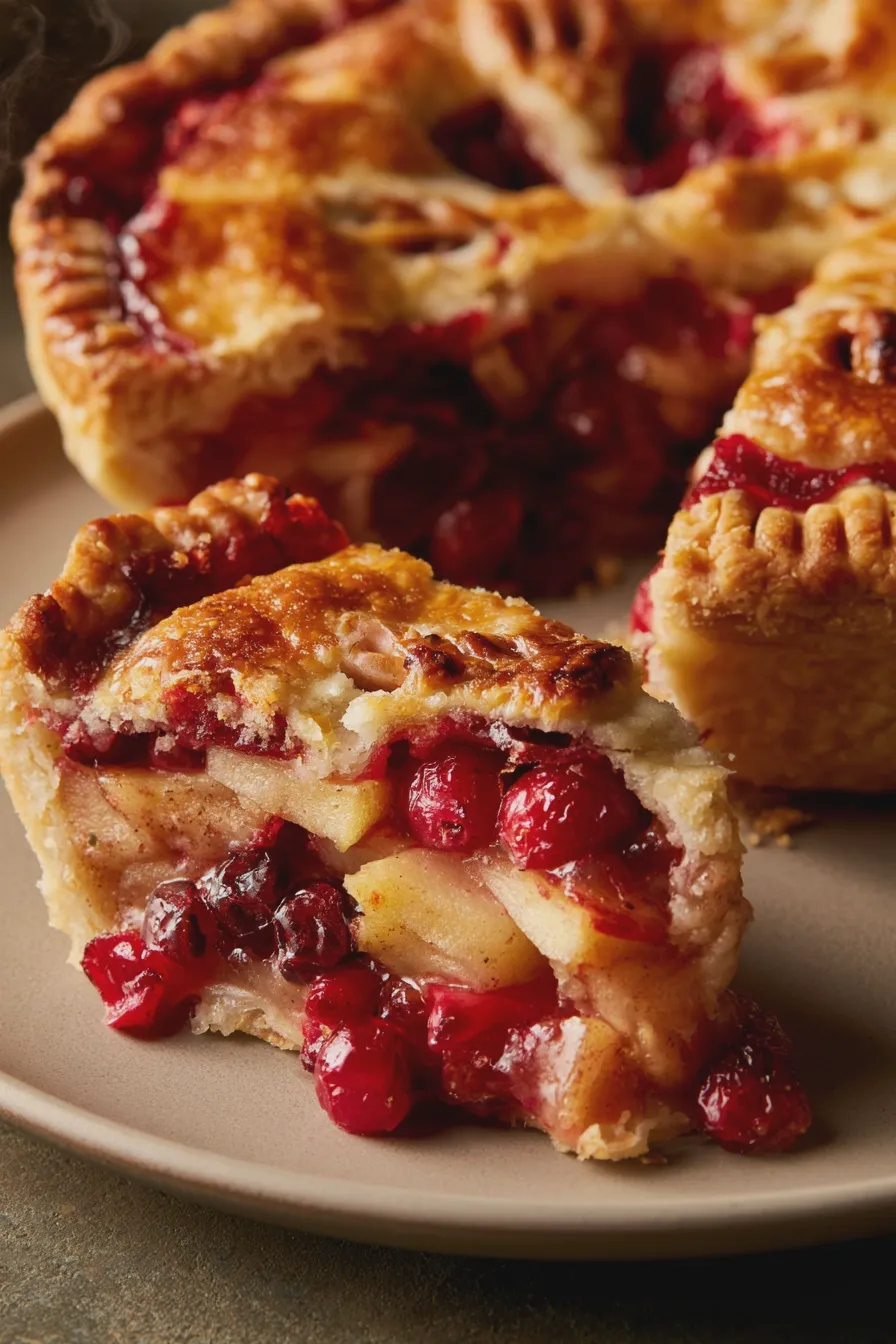 Apple Cranberry Pie Recipe for the Holidays 2 Apple Cranberry Pie