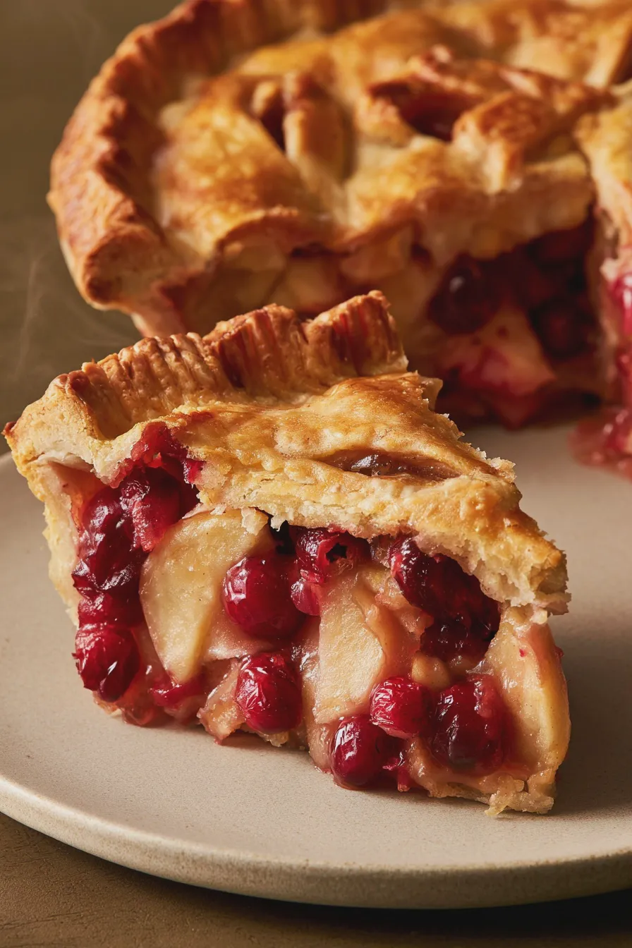 Apple Cranberry Pie Recipe for the Holidays 3 Apple Cranberry Pie
