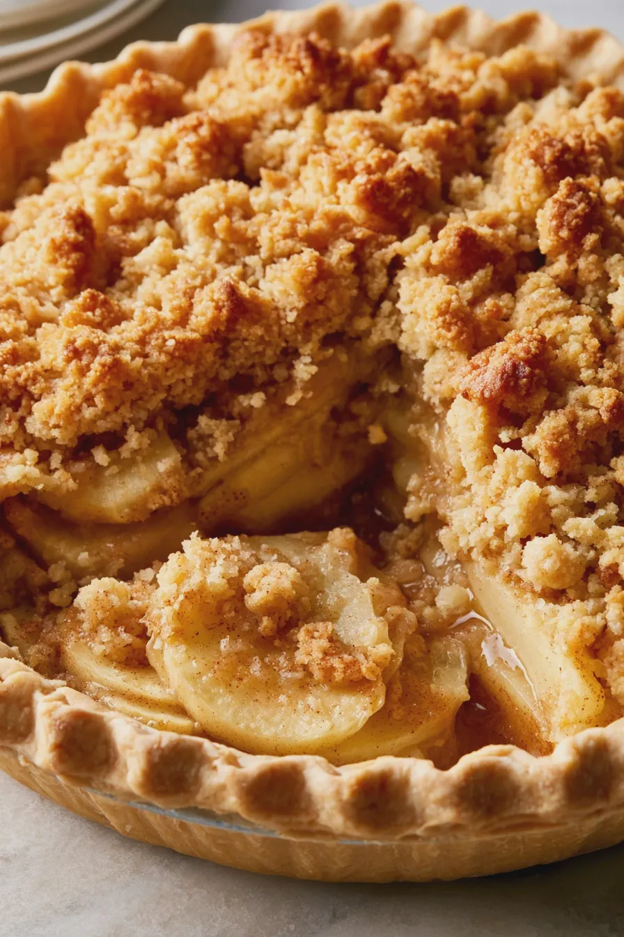 Apple Crumb Pie