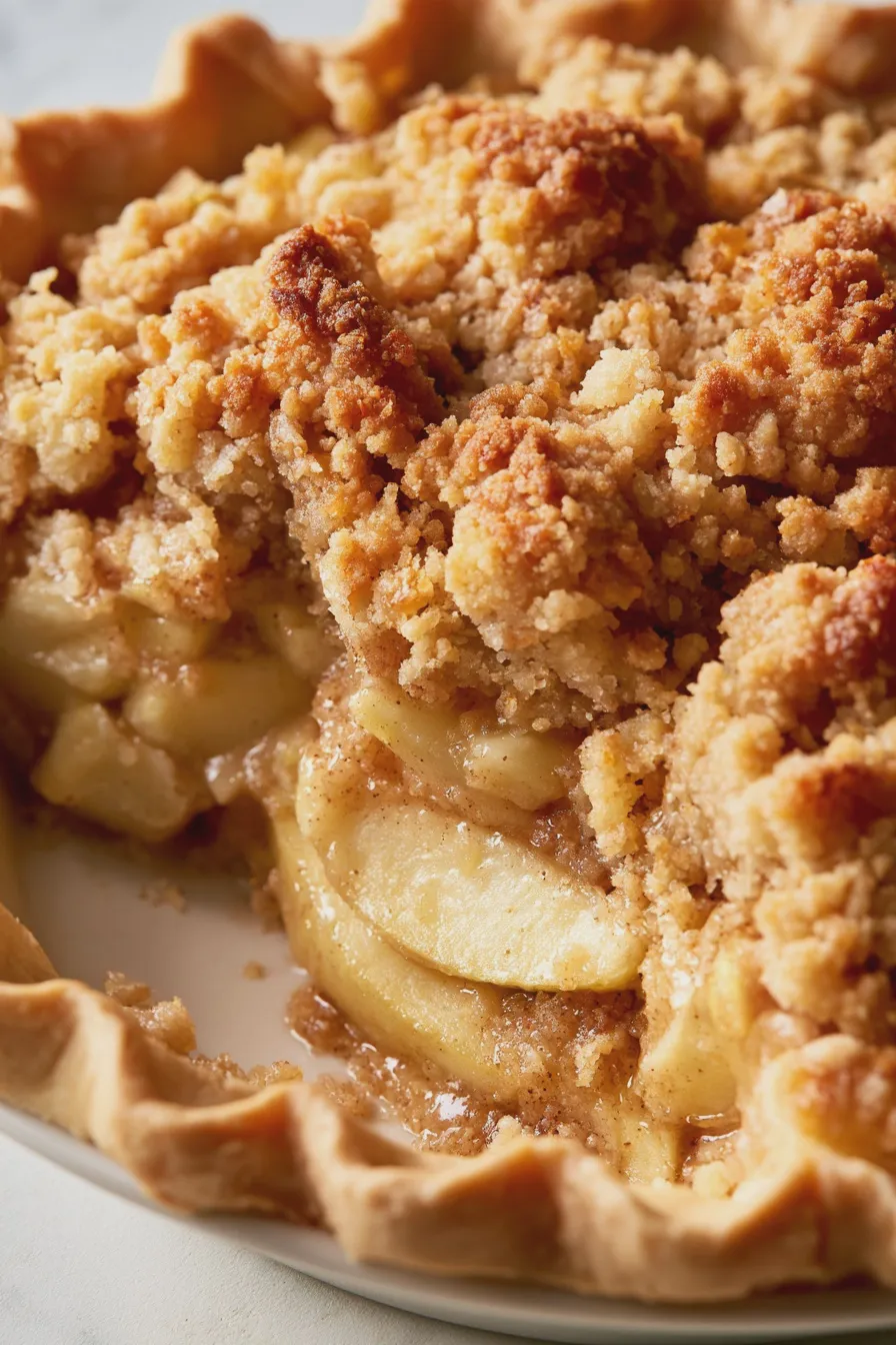 Apple Crumb Pie