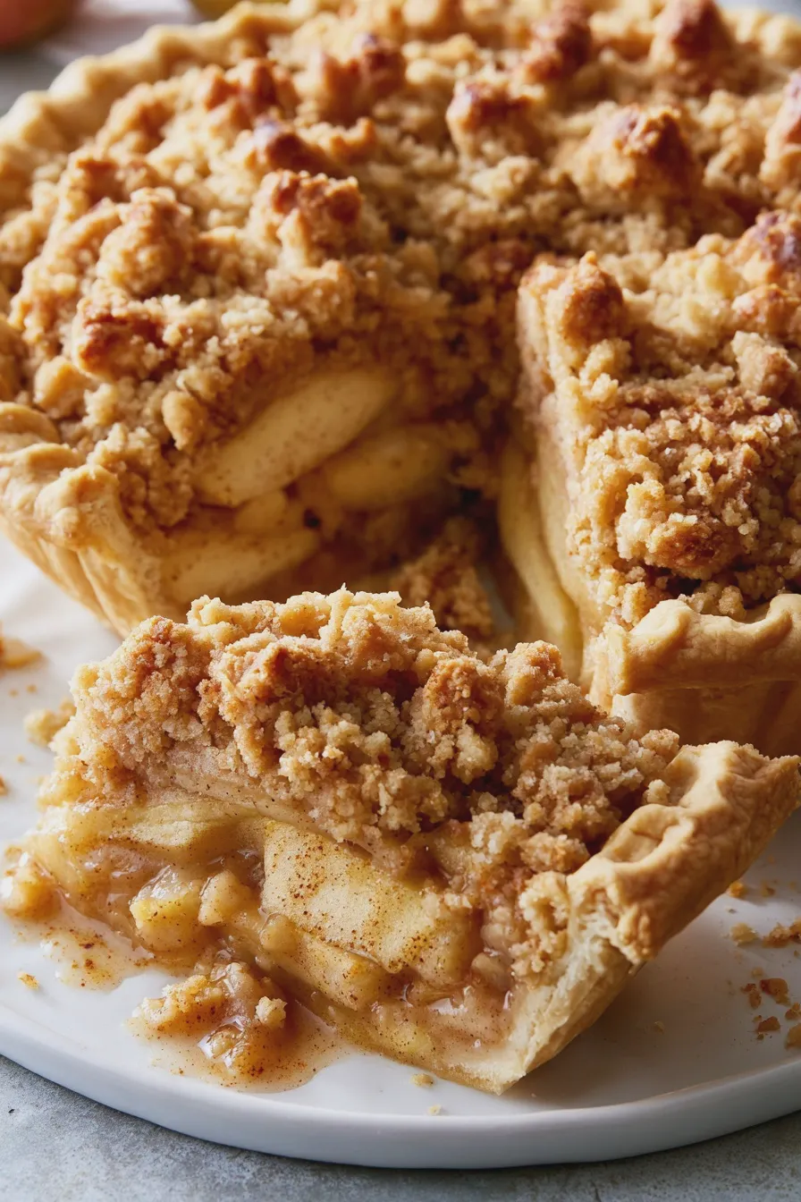 Apple Crumb Pie