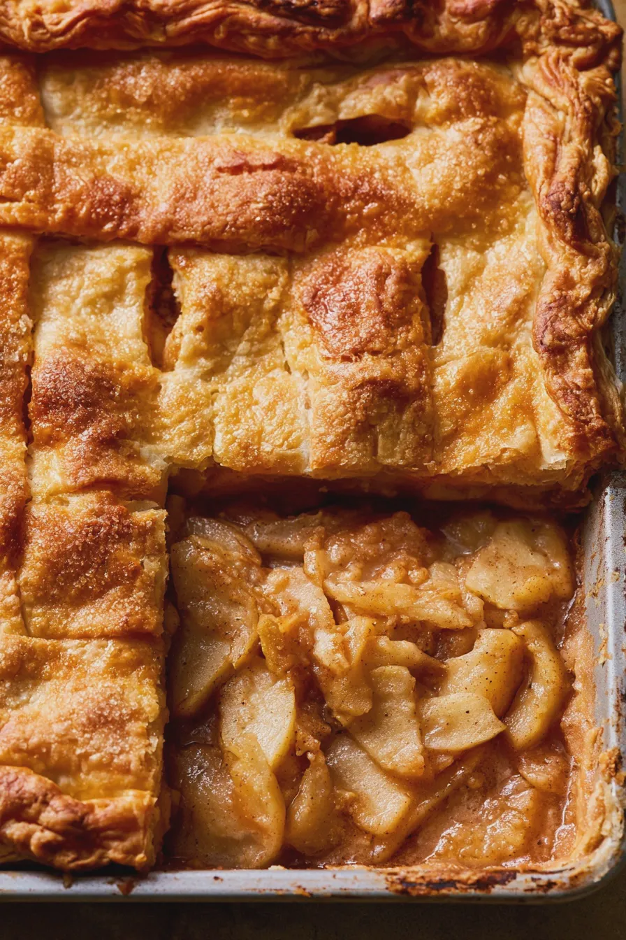Apple Slab Pie Recipe Easy Fall Dessert 1 Apple Slab Pie