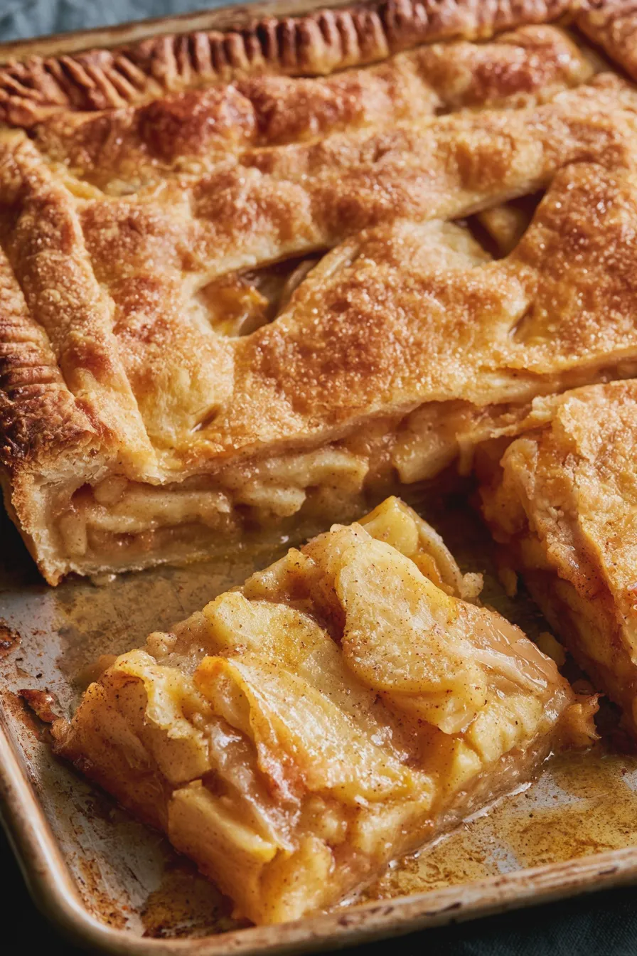 Apple Slab Pie Recipe Easy Fall Dessert 4 Apple Slab Pie