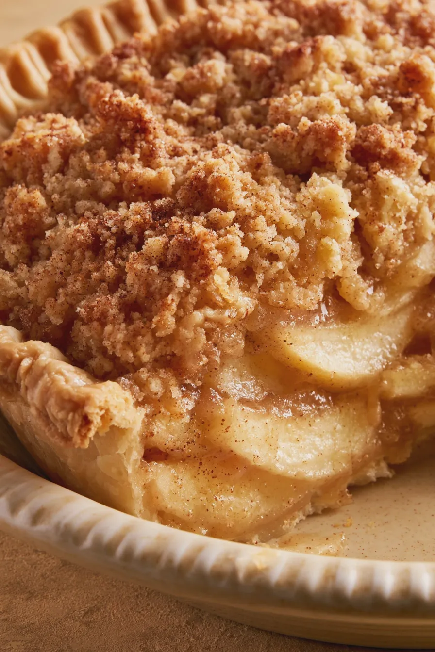 Apple Streusel Pie