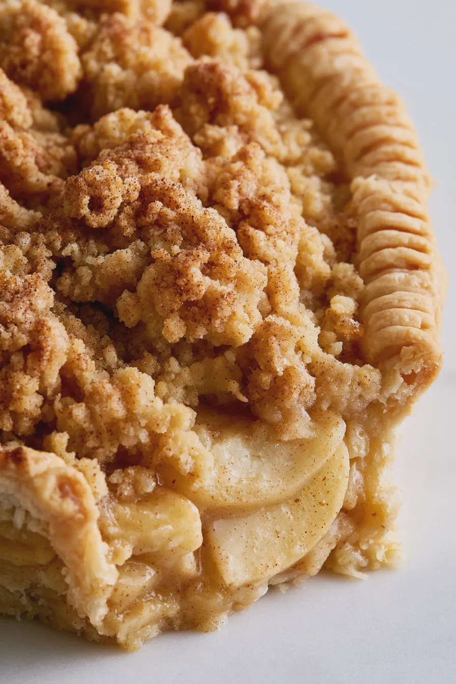 Apple Streusel Pie