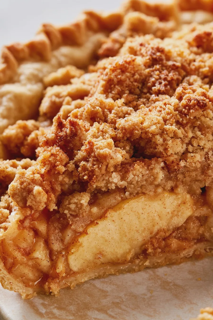 Apple Streusel Pie