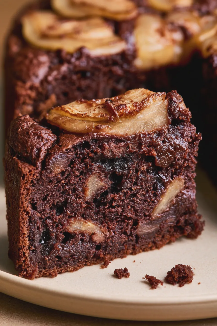 Chocolate Pear Cake Recipe Moist and Decadent 2 Chocolate Pear Cake